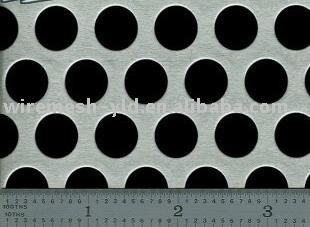 Round hole perforated metal