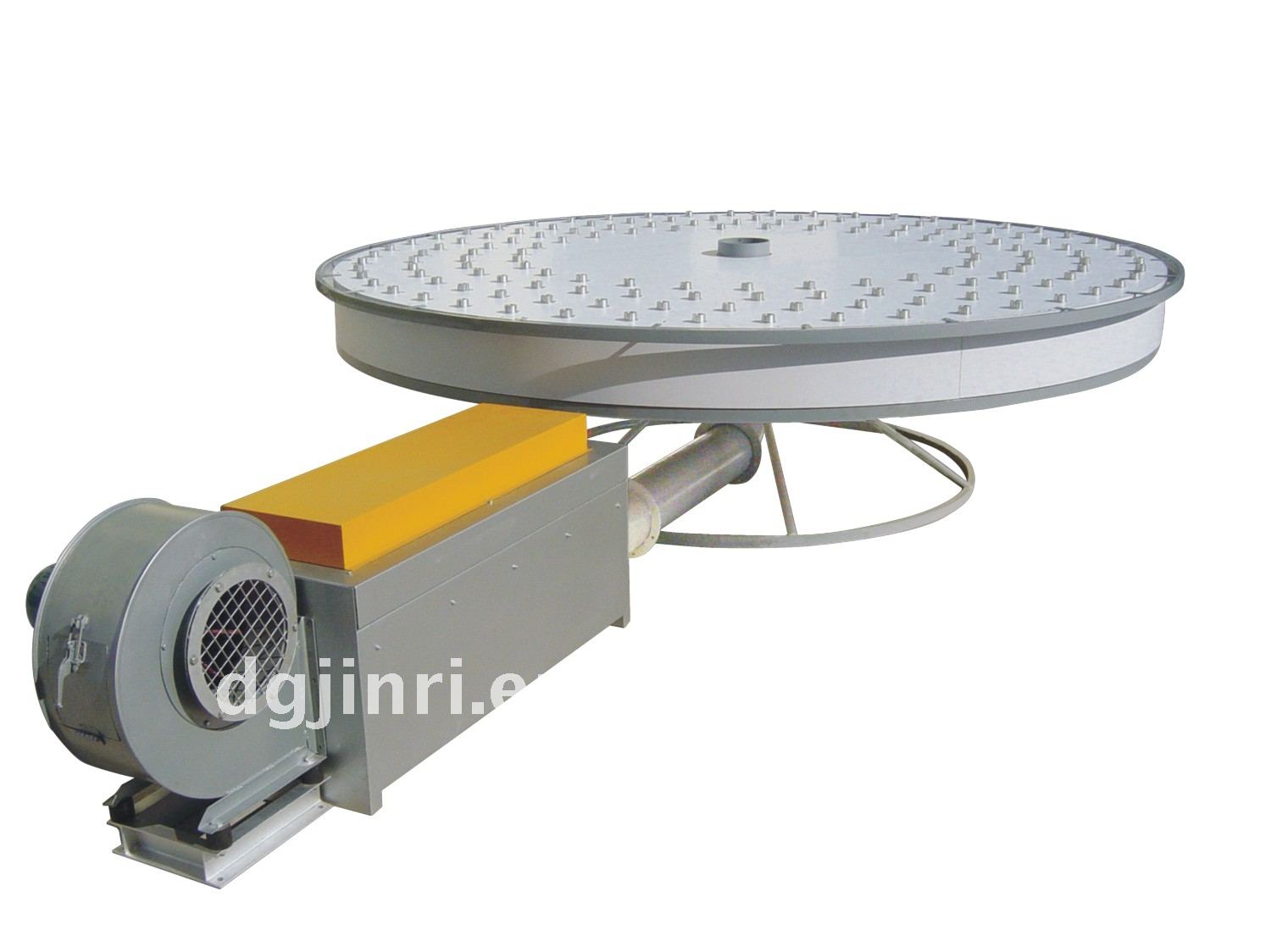 Round platform for revolving and drying ceramic biscuit machine