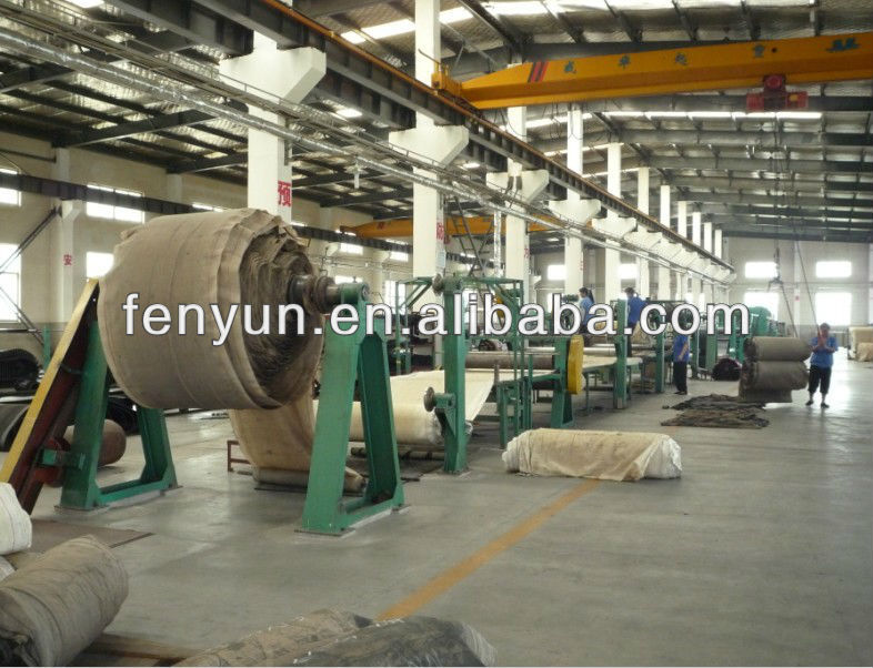 Rubber conveyer belt forming machinery