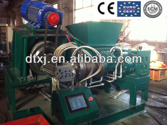 rubber extruder /plastic twin screw extruder/pvc/eva/china XWJ-125X6