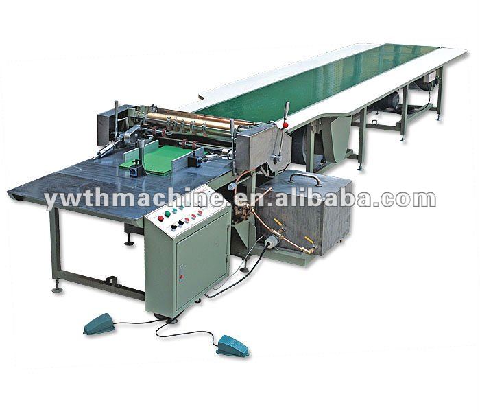 Rubber Feeding Semi Automatic Paper Gluing Machine