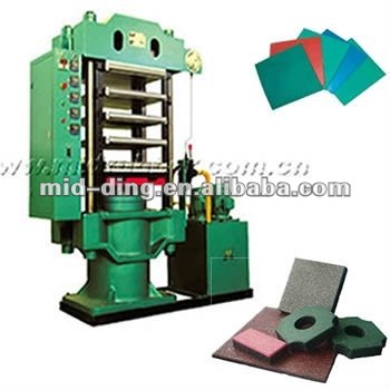 rubber floor tile making machine