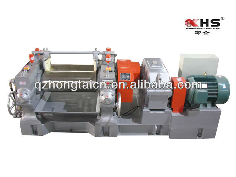 Rubber machinery two roll open mixing mill