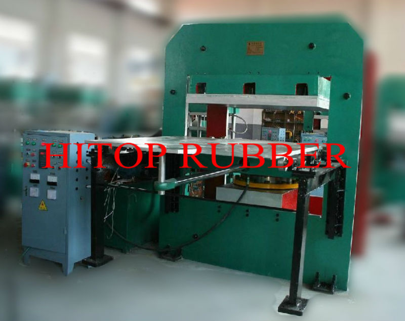 rubber press machine with tray/rubber vulcanizing machine