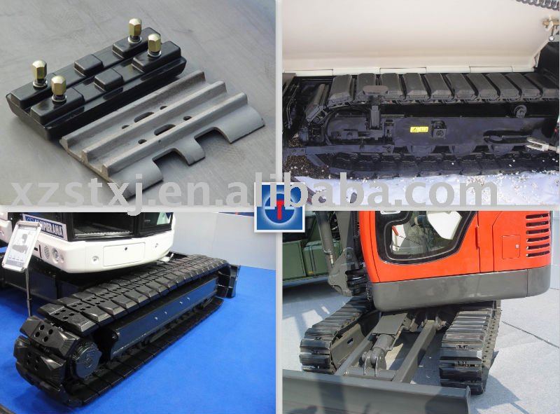 Rubber Track Pad for Excavator (Bolt-on / Clip-on / Chain-on type)