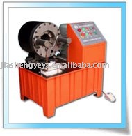 Rubber tubes locking and pressing machine