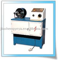 Rubber tubes locking and pressing machine