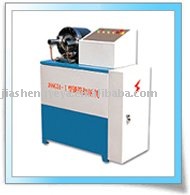 Rubber tubes locking and pressing machine