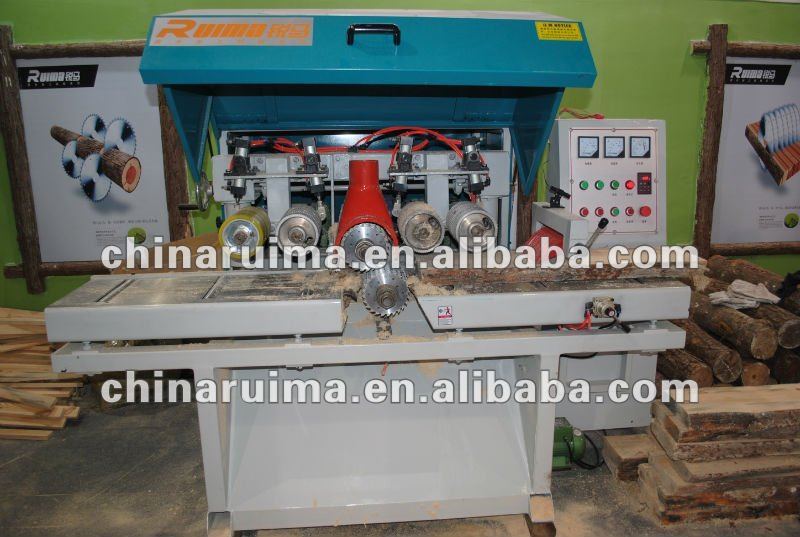 RUIMA Plank Multi-rip Sawmil Machine cutting wood into pieces efficiently MJ-1406