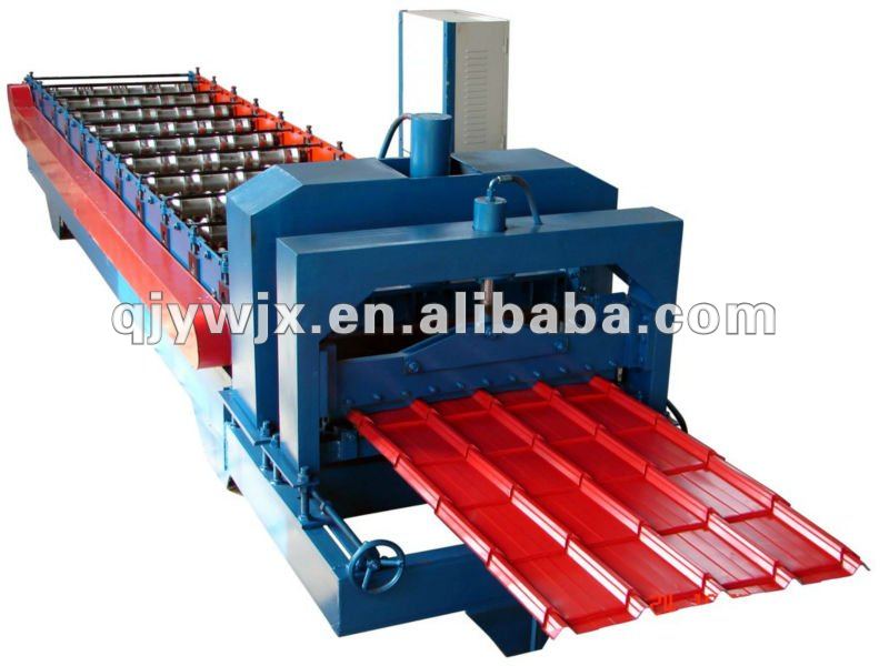 Russian Glazed Roof Tile Roll Forming Machine