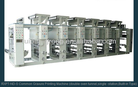 RXPT-ND-S Common Gravure Printing Machine (double oven tunnel,single -station,Built-in Type)