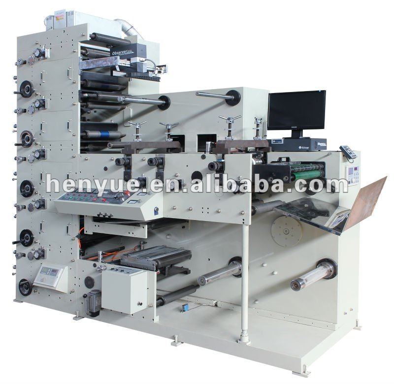 RY-320-5D flexo printing machine for cash paper