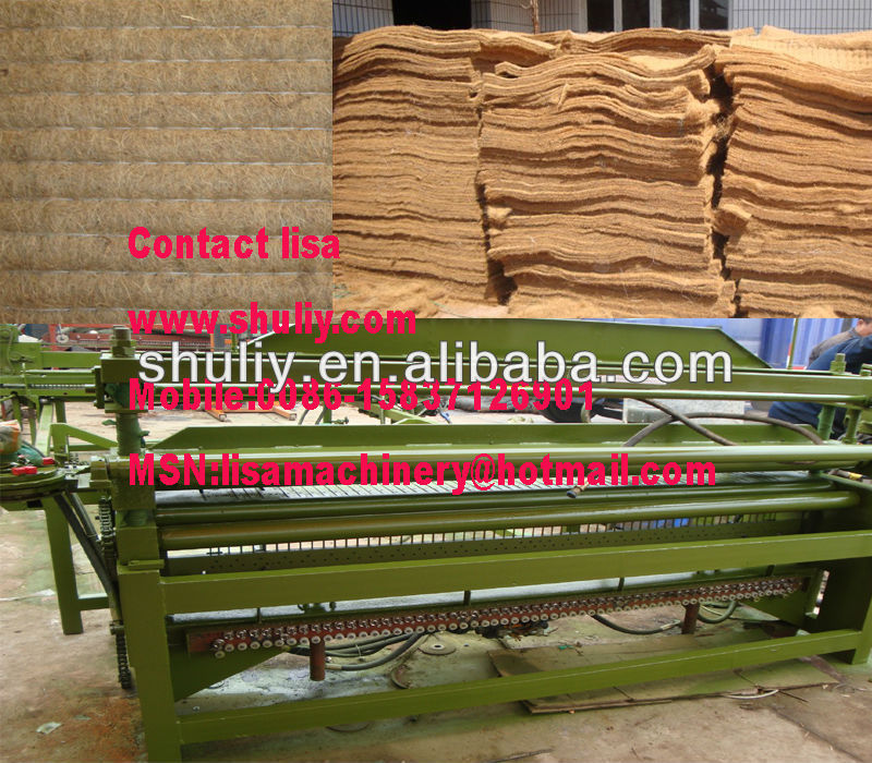 sales promotion Coconut Fiber Mattress Knitting Machine/Hemp Palm Mattress Knitting/woven reed mat/0086-15838061730