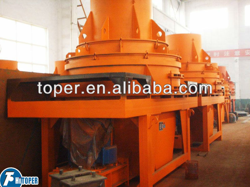 Sand making plant, vertical shaft impact crusher