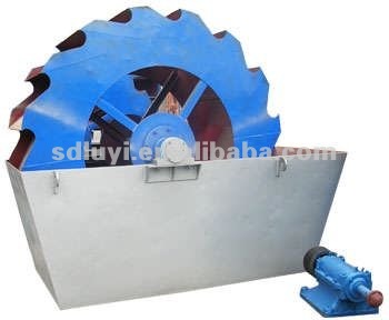 Sand-washing machine (Simple structure, Reliable operation, Low operation cost, Uniform partical size, Reducing cycle load,)