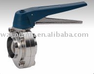 Sanitary Butt Welded Butterfly Valve