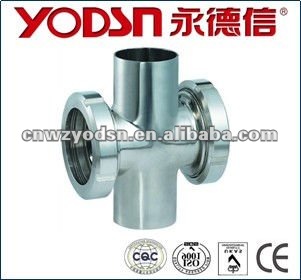 Sanitary Sainless Steel Cross Sight Glass