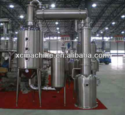 Sanitary Single Effect External Circulation Vacuum Concentrate system