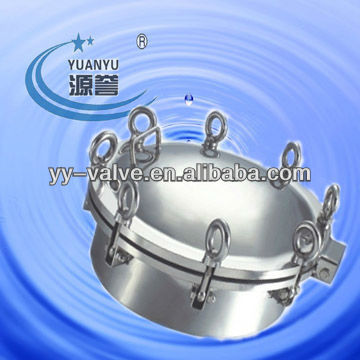 sanitary stainless steel pressure manhole cover/manway door/for dairy industry