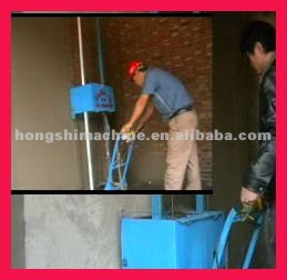 Save labor wall render machine