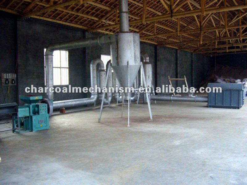 saw dust drying for wood briquette production line