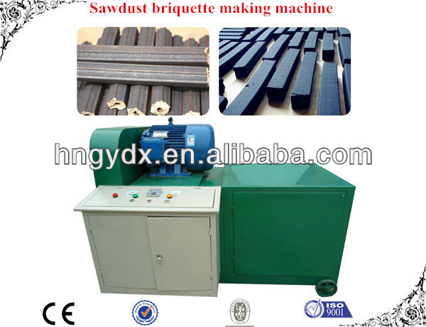 Sawdust briquette making machine