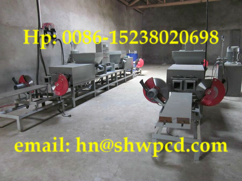 Sawdust hot press machine/pallet block production line