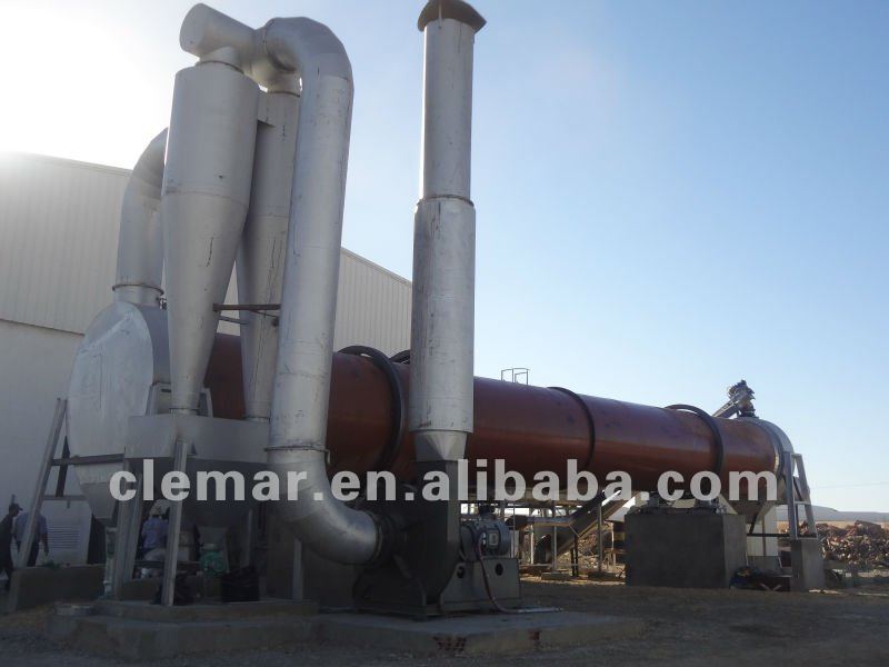 Sawdust Rotary Drum Dryer / Coal powder rotary drum dryer