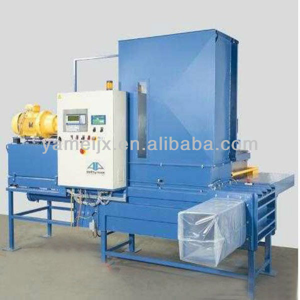 sawdust wood shavings press baler machine