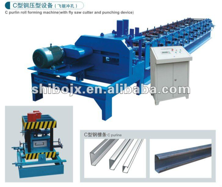 SB Light gauge steel machinary C profile forming machine