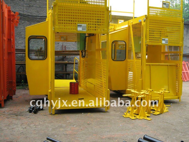 SC100/100 Load 1ton double cages construction lifter