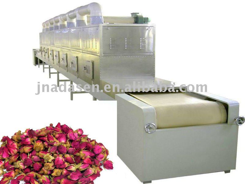 scented tea microwave drying/sterilization machinery