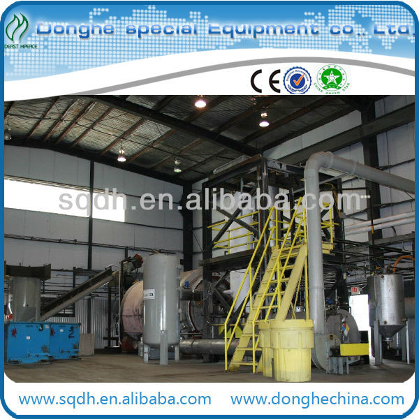 scrap tyre pyrolysis machine with 8-10t capacity--CE/ISO