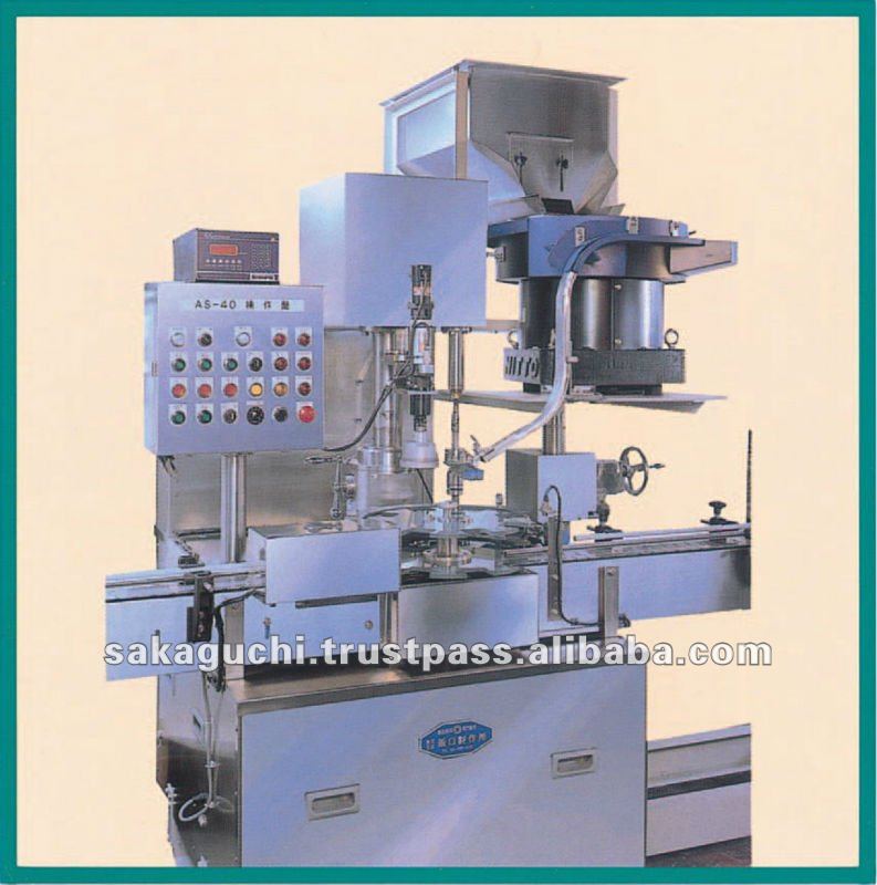 Screw capper tightening Machine automatic type Made in Japan