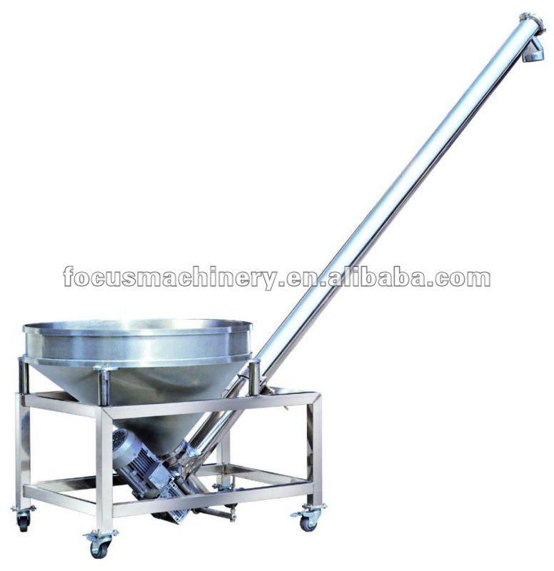 Screw Conveyor with Hopper for frozen food