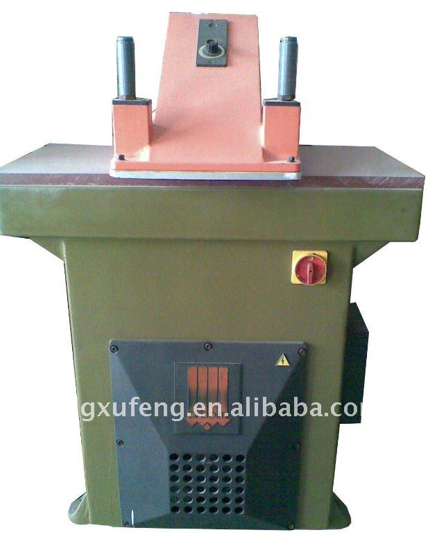 Second hand ATOM shoes machines used, clicking swing arm cutting press machine