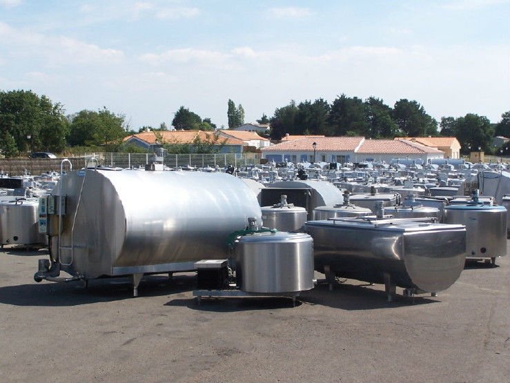 second hand milk cooling tanks