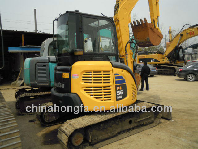 second hand mini excavator Komatsu PC 55-7 low price for sale