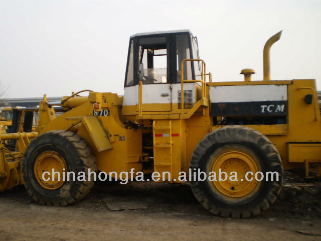 Second hand TCM 870 loader low price for sale