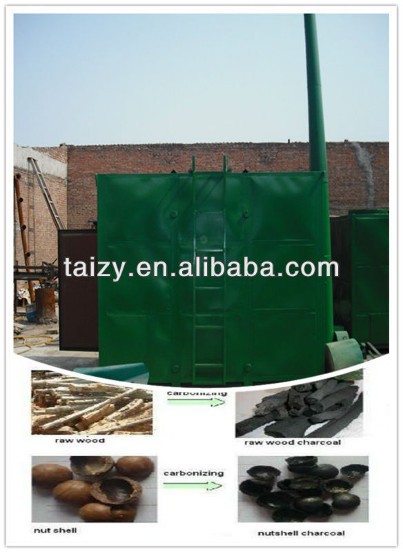 Self-ignite bamboo carbonization furnace/Self-ignite type wood carbonization stove with high efficiency 0086-18703616536