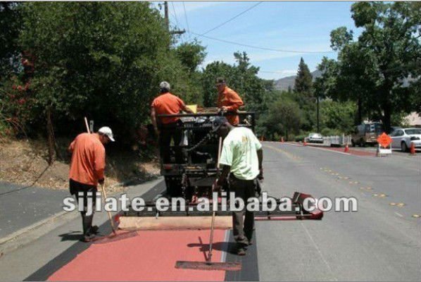 Self-propelled color slurry sealer, microsurfacing truck, modified asphalt, hydraulic, M700A