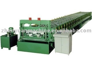 sell/produce floor decking and other cold metal sheet roll forming machine with hydraulic system