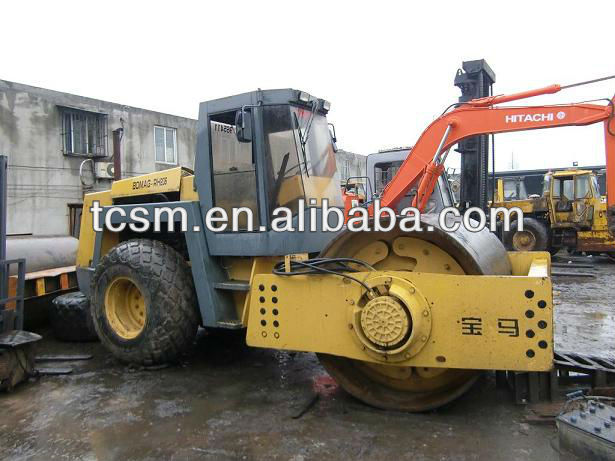 selling construction used road roller Bomag RH206