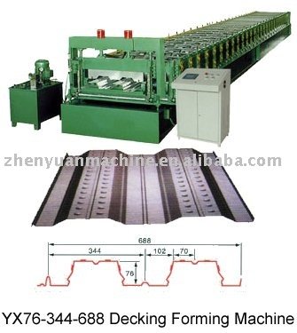 Selling YX76-344-688 steel floor deck and other model steel roll forming machine of high quality..!