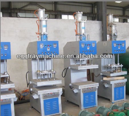 semi-auto efficicney ISO9001 hot pressing egg tray Machine Shaping Moulds CE egg tray production line waste paper