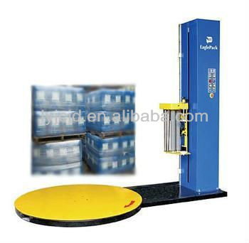 Semi-auto pallet wrapping machine