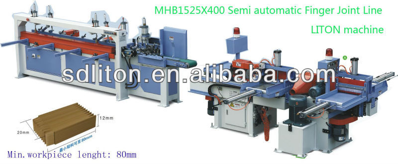 Semi automatc finger joint machine