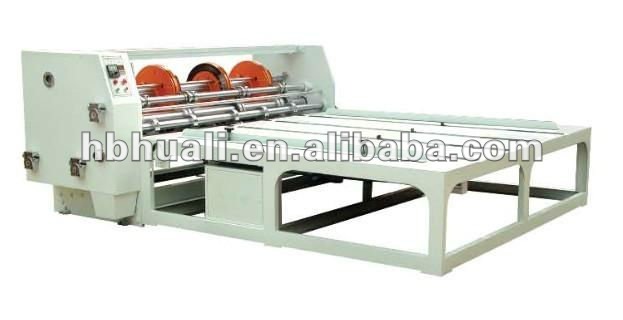 semi-automatic Chain Slotting Machine for carton box