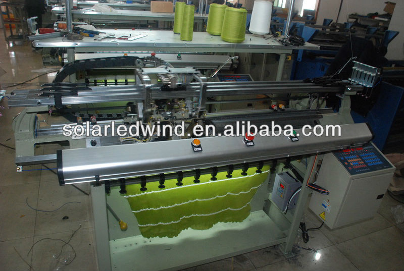 Semi Automatic Flat Knitting Machine