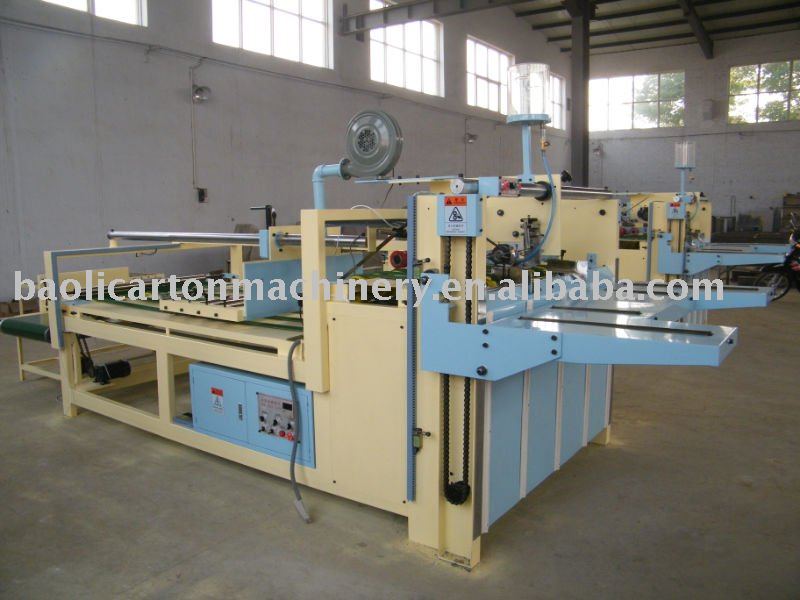 semi-automatic fold gluing machine